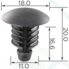 Carclips® CC13317 Fiat Car Clip - Bag of 25