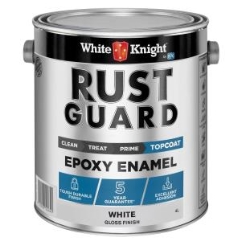 White Knight Rust Guard® Epoxy Enamel: Gloss White - 4L