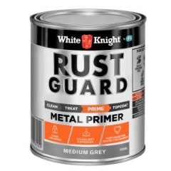White Knight Rust Guard® Metal Primer: Medium Grey - 500mL