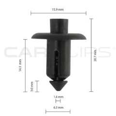 Carclips® CC10333 GM Car Clip - Bag of 25