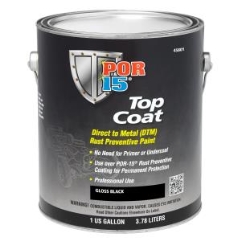 POR-15® Top Coat DTM: Gloss Black - 3.78L