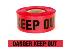 Esko® Warning Tape 75mm x 250M x 90µm: Danger Keep Out Roll
