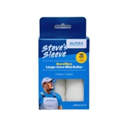 Almax Durofibre Large-Core Mini Roller: 115mm x 10mm - 2pk
