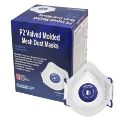 Barrier Tec P2 Valved Molded Mesh Dust Mask - Box of 10