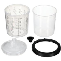3M™ 10S190 Paint Cup Kit: Standard 650mL 190µm - Kit