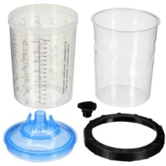 3M™ 10L125 Paint Cup Kit: Large 850mL 125µm - Kit